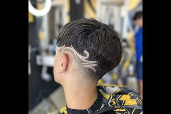 corte estilo joven km barbershop