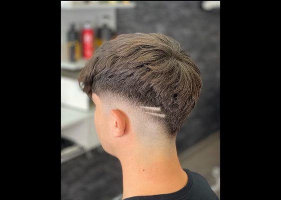 corte linea degradado