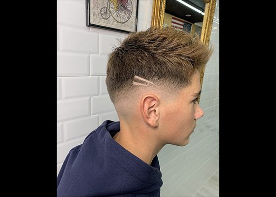 corte niño b crew barbershop