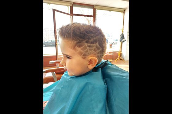 corte niño bebe la barberia de gema