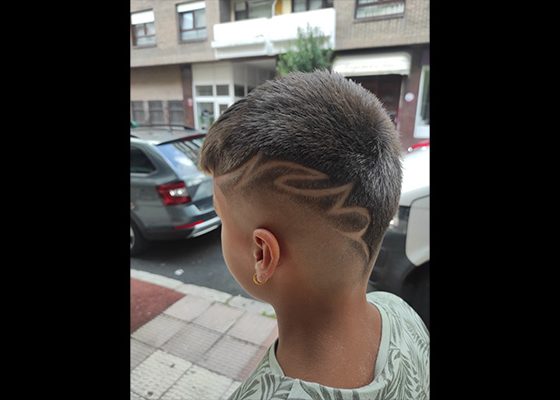 corte niño litlle barber