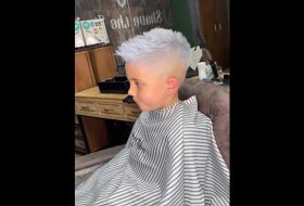 corte niño shave the lion barbershop