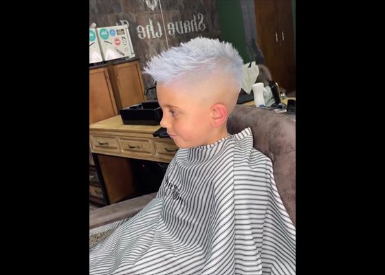corte niño shave the lion barbershop
