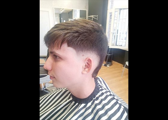 corte perfilado degradado