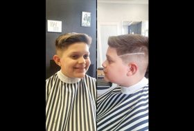 corte perfilado degradado niño