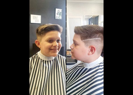 corte perfilado degradado niño