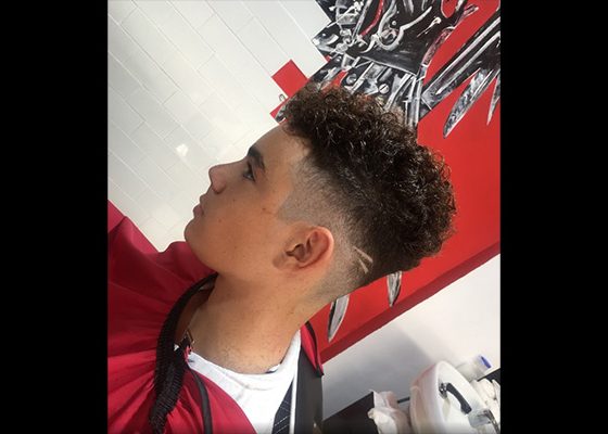 corte perfilado niño barberia