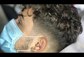 corte tijera con rapado