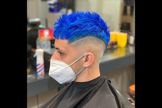 corte tinte barberia blue station
