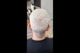 corte tinte diseño alpha barbershop