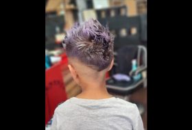 corte tinte estilo niño