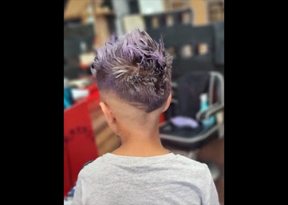 corte tinte estilo niño