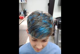corte tinte niño