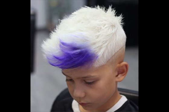 corte tinte niño barberia el pera