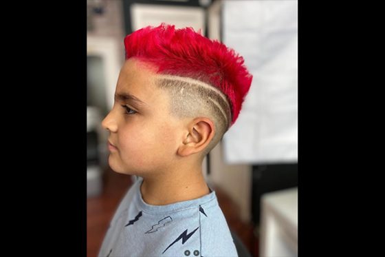 corte tinte niño la barberia de alcala