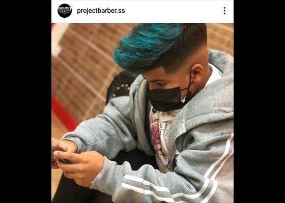 corte tinte niño proyect barber