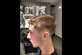 degradado corte barberia oskar