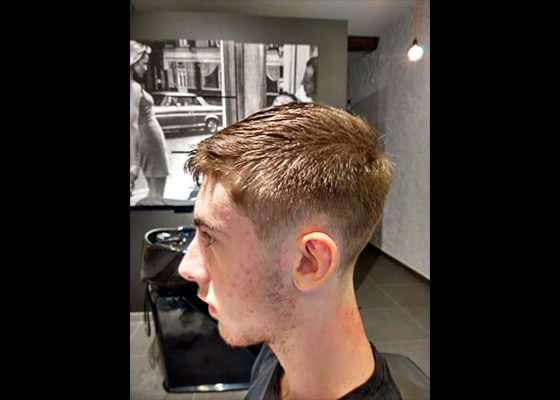 degradado corte barberia oskar