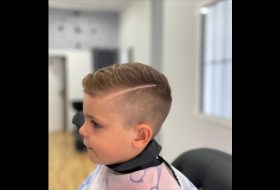 degradado corte niño linea