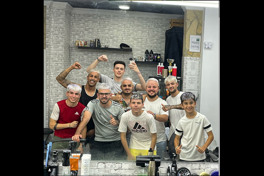 equipo facun barber peluqueros
