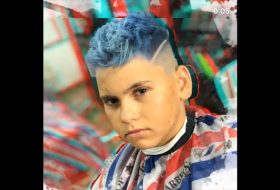 estilo corte barberia tinte