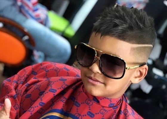 estilo corte niño barberia