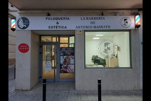 fachada barberia logo