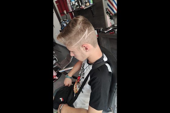 fade estilo manu peluqueros