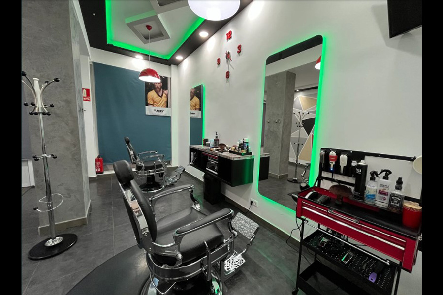 interior barberia look star