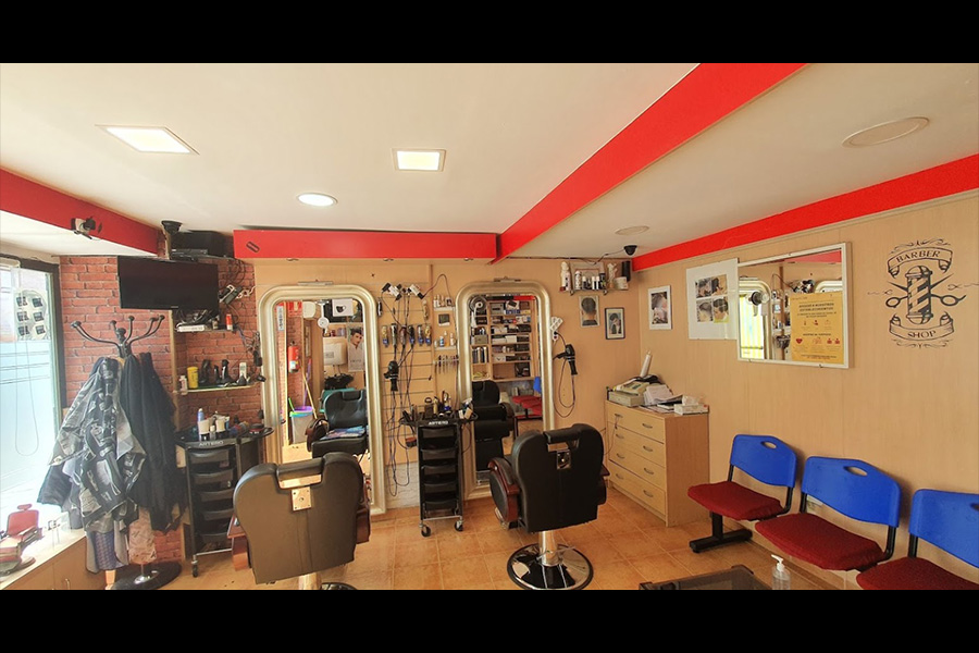 interior peluqueria aragones