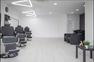interior principal male grooming studio