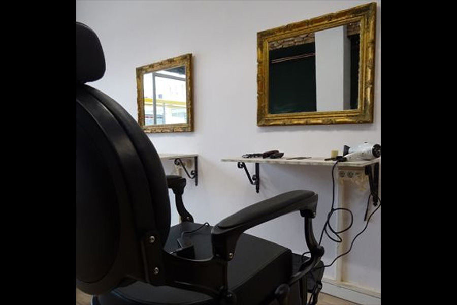 interior silla la santa barber