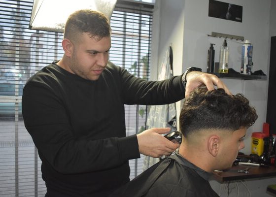 nuestro trabajo barberia acacio