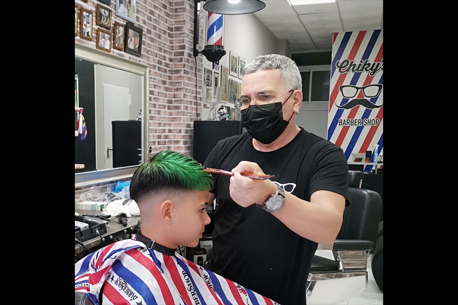 trabajo galeria chiky barbershop