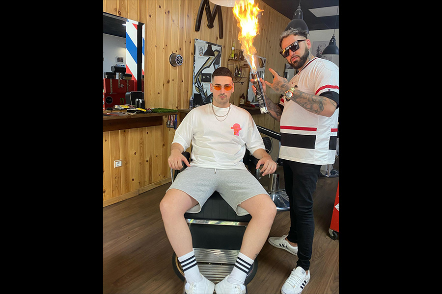 trabajo moraño barber shop