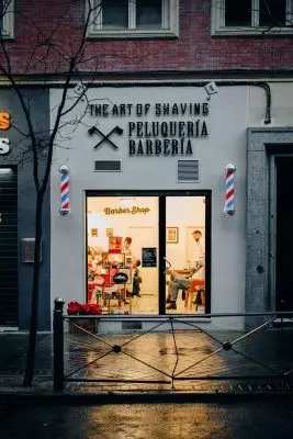 exterior barberia the art of shaving