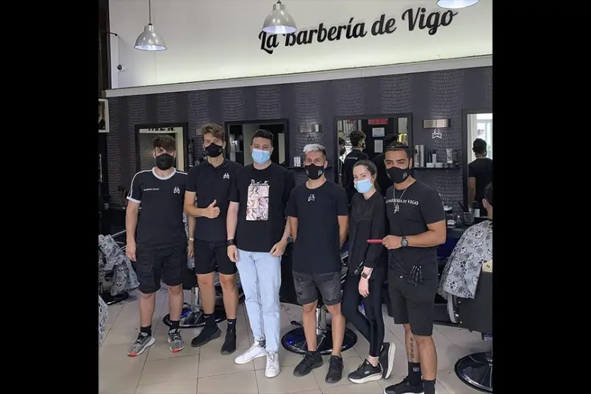equipo barberia vigo peluqueros