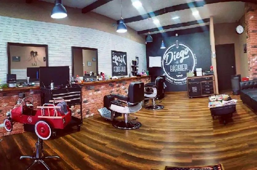 espacio de trabajo barberia Diego Le barbier La Florida