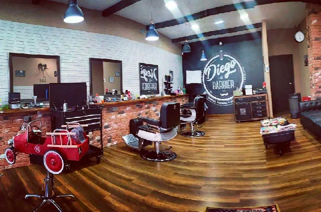 espacio de trabajo barberia Diego Le barbier La Florida