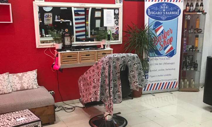 espacio trabajo Figaros Barber Cordoba