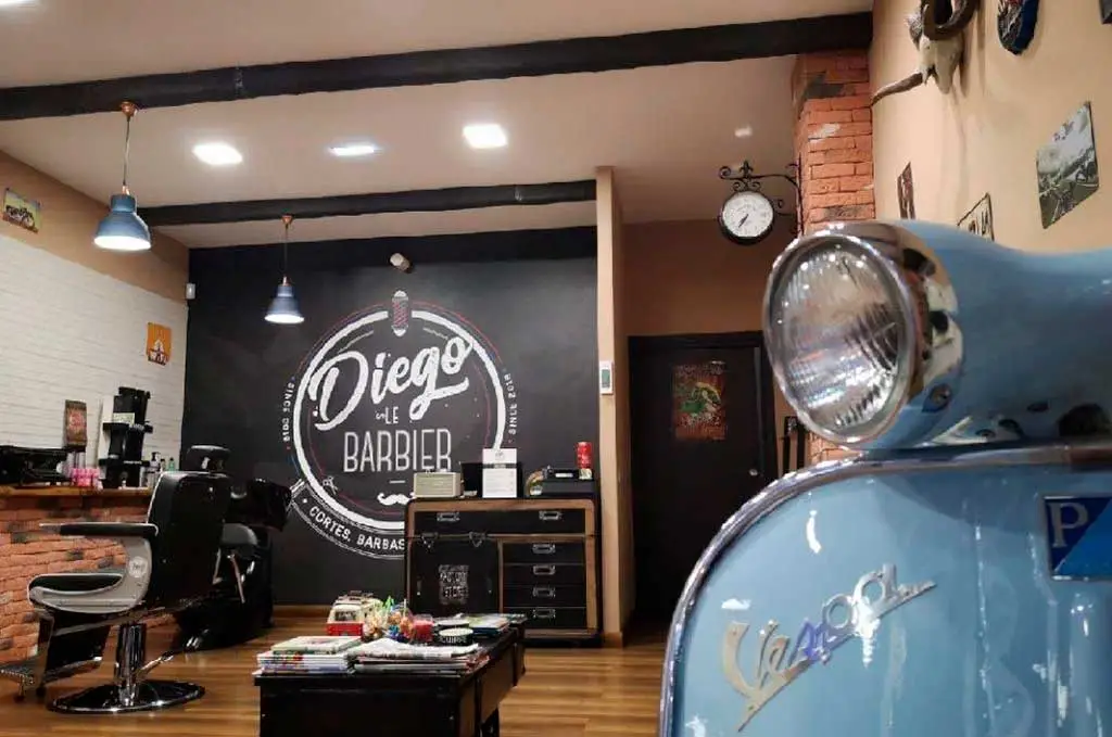 intalaciones barberia Diego Le barbier La Florida