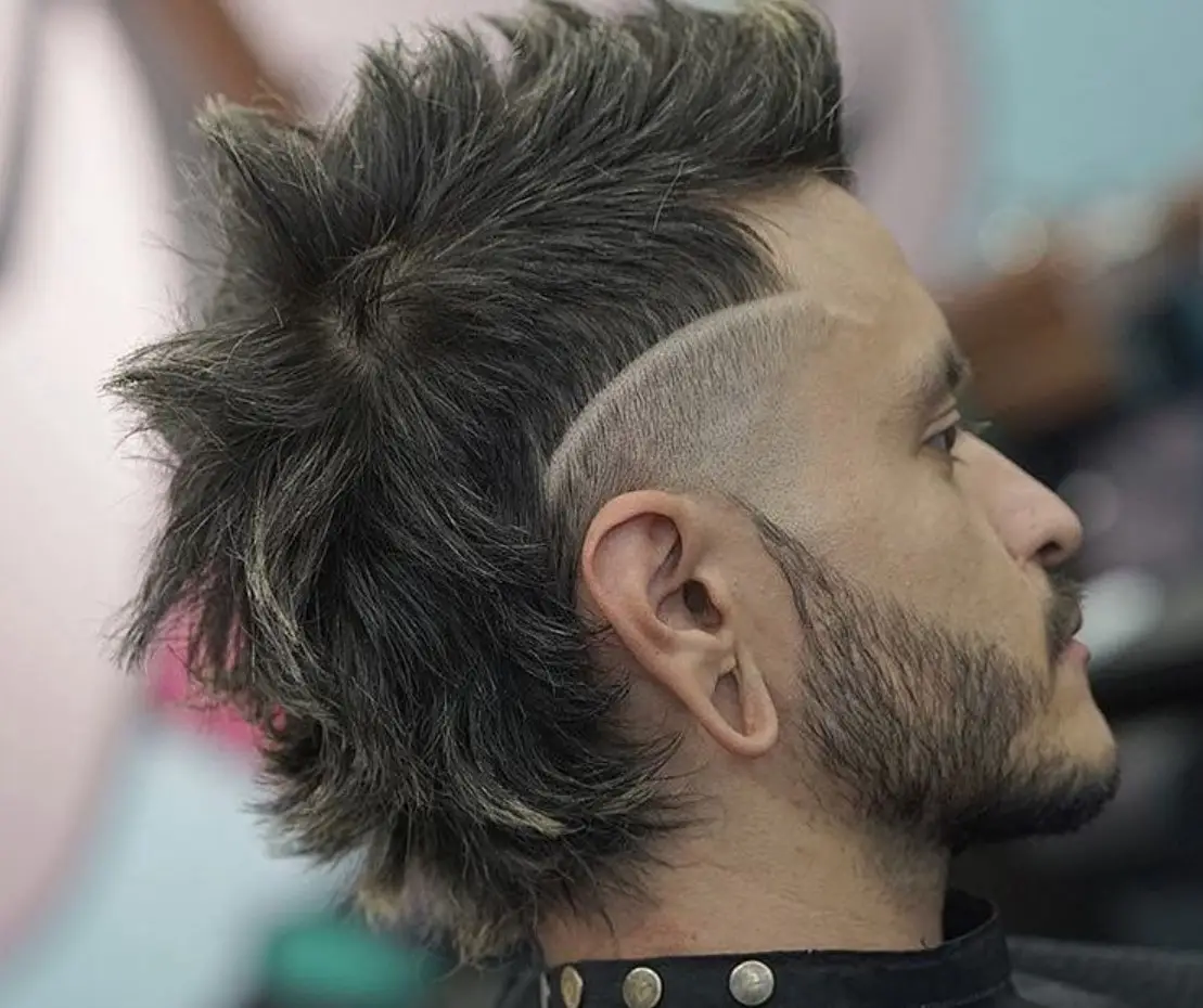 peinado punk hombre pelo corto