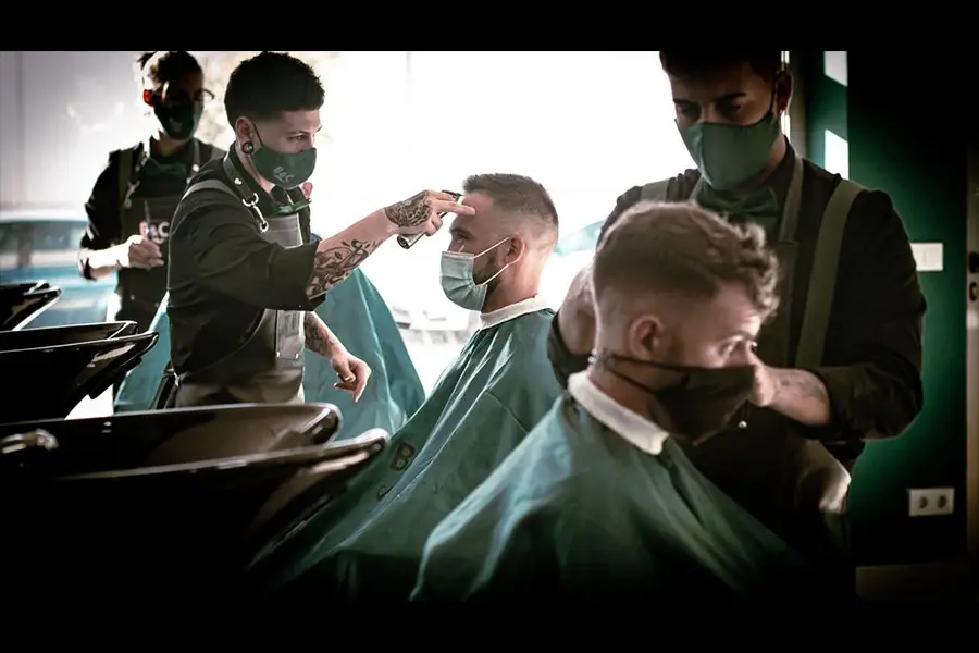 peluqueros barba cabello peluqueros