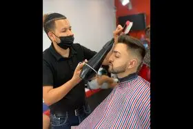corte cepillado barberia maquina