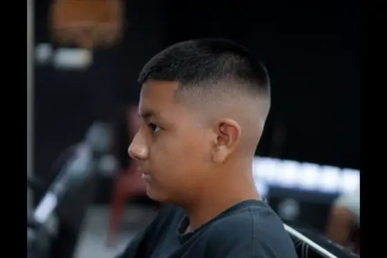 corte degradado barberia bearded