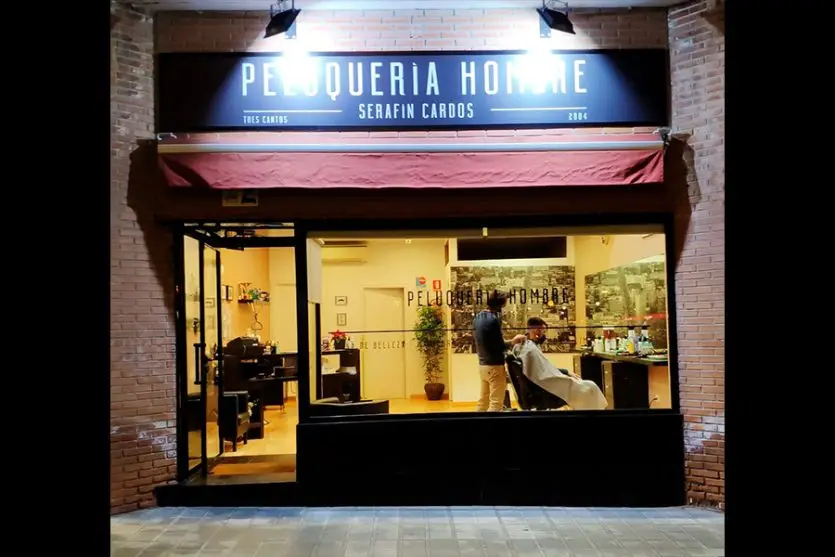 fachada peluqueria h hombre