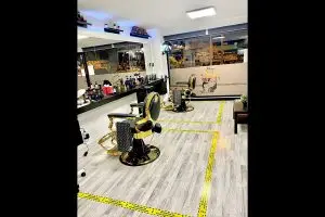 interior house of barbershoop