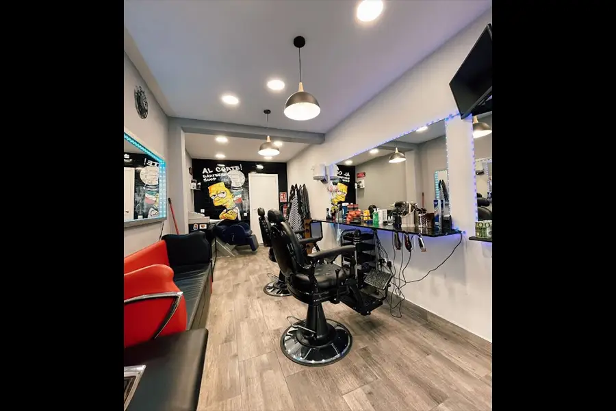 interior peluqueria al corte