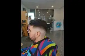 corte degradado Blessed Barber studio