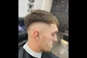 corte degradado grau barberia